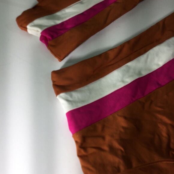 L*Space Womens Rebel Stripe Amber-Bougainvillea-Cream Swim Top Bottom Size XS/S - Picture 3 of 11